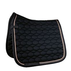Saddle cloth PVS PONY HKM Rosegold Glamour Black / 12956