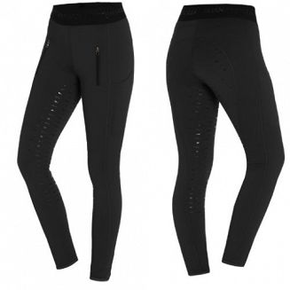 Bryczesy - legginsy ocieplane damskie SCHOCKEMÖHLE Sporty Winter / 2171-00053 - kolor czarny - black.