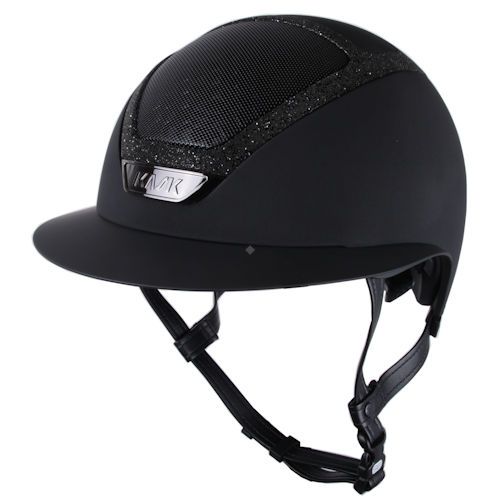 Kask jeździecki KASK Star Lady, czarny z ramką SWAROVSKI / HHE00013.210