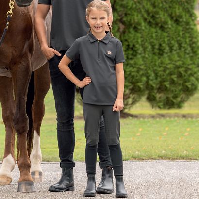 Children’s Breeches - Tights  COVALLIERO Anniversary graphite