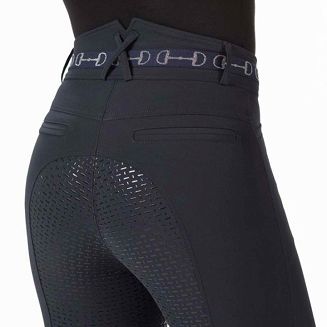 Riding Breeches HKM Monaco Styl,  full silicone seat, navy / 13174 - 2