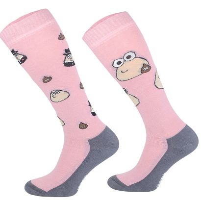 Riding Knee Socks Pou PINK / SJBW 58
