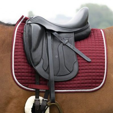 Dressage Saddle Pad  DL Riding World GIRLY - Burgundy/ 204545