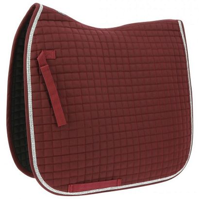 Dressage Saddle Pad  DL Riding World GIRLY - Burgundy/ 204545