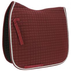 Dressage Saddle Pad  DL Riding World GIRLY - Burgundy/ 204545