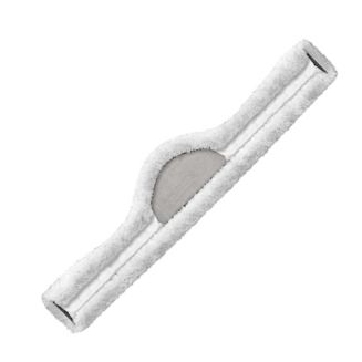 Pokrowiec na popręg asymetryczny  MATTES z futra naturalnego / 6223F biały