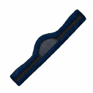 Pokrowiec na popręg asymetryczny  MATTES z futra naturalnego / 6223F kolor royal blue