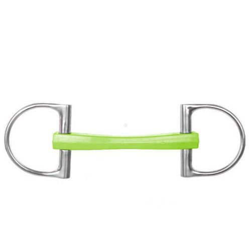 D-ring Flexi straight bit METALAB Soft - Lime Green/ 590173