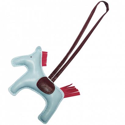 Keychain - pendant Horse VINTAGE  blue