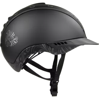Riding Helmet CASCO Mistrall-2 floral, Black VG01.040 2014-12 / 06.4061 - 2