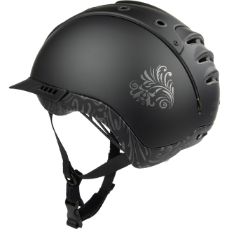 Riding Helmet CASCO Mistrall-2 floral, Black VG01.040 2014-12 / 06.4061 - 5
