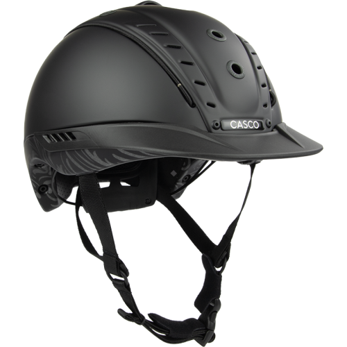 Riding Helmet CASCO Mistrall-2 floral, Black VG01.040 2014-12 / 06.4061