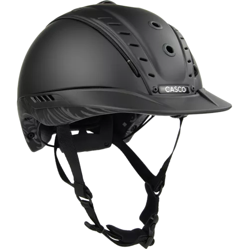 Riding Helmet CASCO Mistrall-2 floral, Black VG01.040 2014-12 / 06.4061
