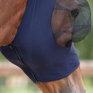 Fly Mask for Horses QHP Super Bug, Navy / 5344 - 2