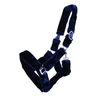 Kantar z futrem QHP - navy / royal blue