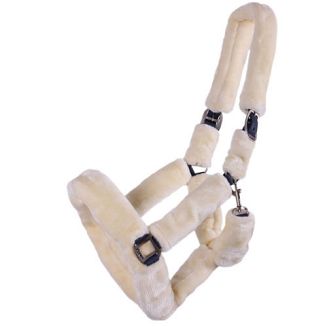 Kantar z futrem QHP - grey / crème