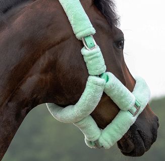 Kantar z futrem sztucznym QHP ALASKA / 1097 mint green