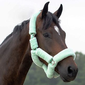 Kantar z futrem sztucznym QHP ALASKA / 1097 mint green