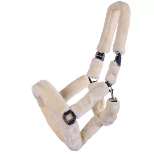 Kantar z futrem QHP - grey / crème