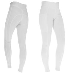 Children's breeches COVALLERO silicon full patches, white
