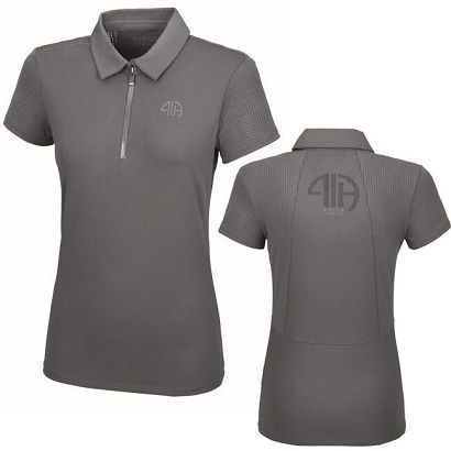 Ladies" Riding Shirt PIKEUR Tasha Zip Polo– Beluga