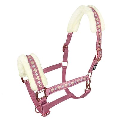Kantar podszyty futrem Y Cyntia - Pink