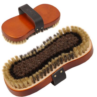 Shaped brush SIMON made of natural bristles, 21cm XXX / 007