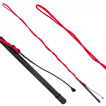 Bat do lonżowania Y Simple 160cm, czerwony / 10550