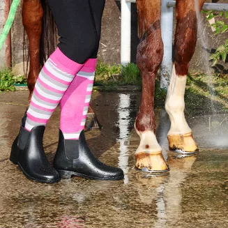 0420 Rubber jodhpur boots (sizes: 33-41) - 3