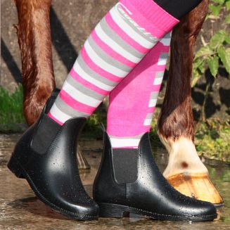 0420 Rubber jodhpur boots (sizes: 33-41) - 4