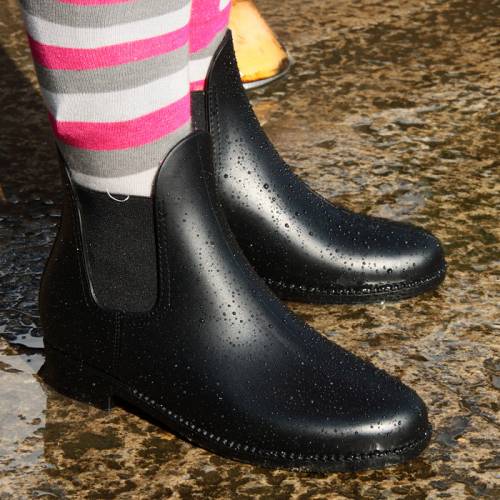 0420 Rubber jodhpur boots (sizes: 33-41)