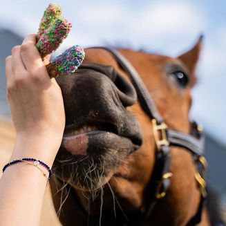 Naturalne składniki, bananowy smak i odrobina słodyczy - temu nie oprze się żaden koń.