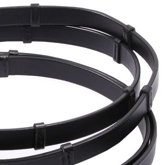 Leather reins DAW-MAG with stoppers / 17010 - 7