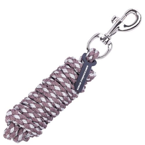Lead Rope SCHOCKEMÖHLE Catch Style with swivel snap hook, Hazel/Lurex - 1320-00023