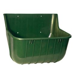 Horse Feed Manger KERBL rectangular, wall-mounted, 15 l