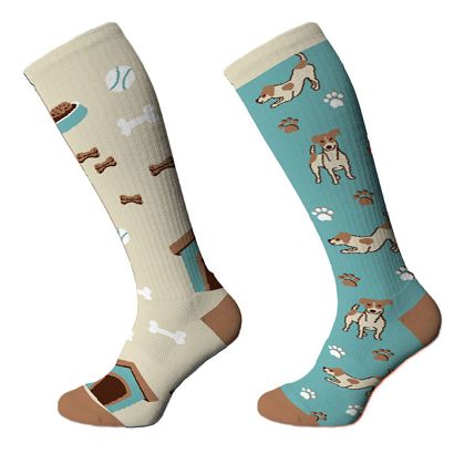 Riding Knee Socks SJBW 13 Jack Russell