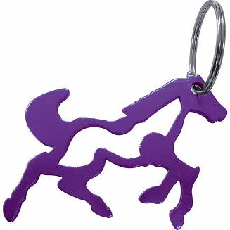 EQUI-THEME Brelok - otwieracz - koń w galopie / 902096 - koń fioletowy