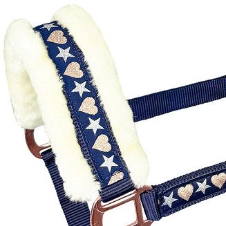 Kantar podszyty futrem Y Cyntia - Navy - 3