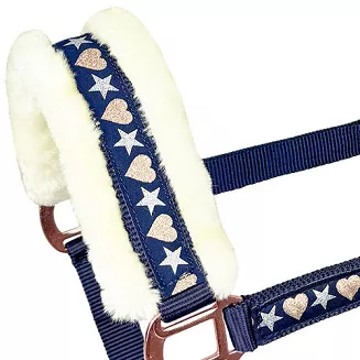 Fleece-lined halter Y Cyntia - Navy - 3