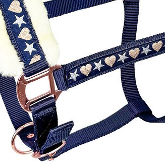 Kantar podszyty futrem Y Cyntia - Navy - 4