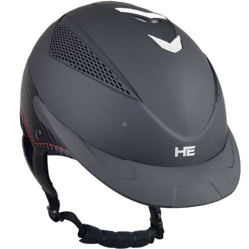 Kask jeździecki HORSENJOY Smart, z atestem VG1 / 40131 kolor czarny