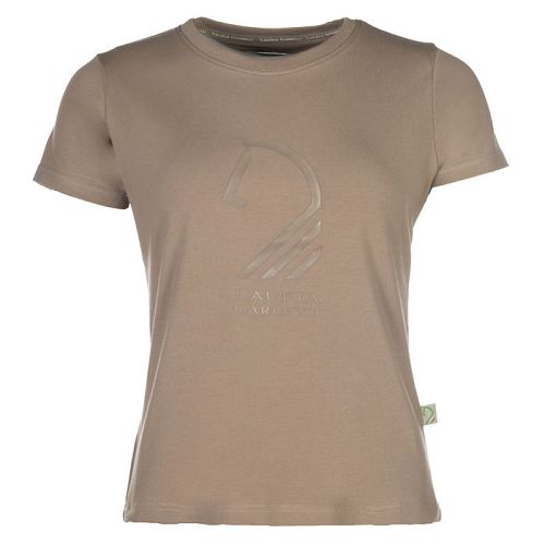 T-shirt jeździecki LAURIA GARRELLI Amalfi Horse Hea, Taupe / 14886