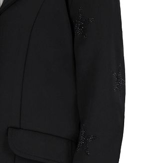 Brokatowe gwiazdki, które nadają rajtrokowi subtelnego blasku.