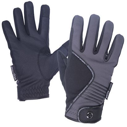 Rękawiczki jeździeckie QHP Tromso Waterproof ocieplane / 7232