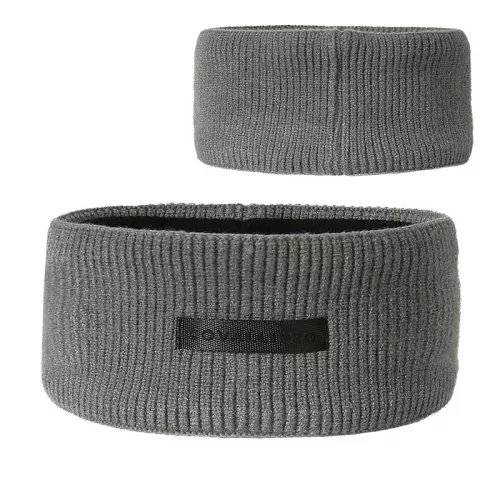Opaska na uszy COVALLIERO dzianina podszyta polarem Steel Grey / 32310