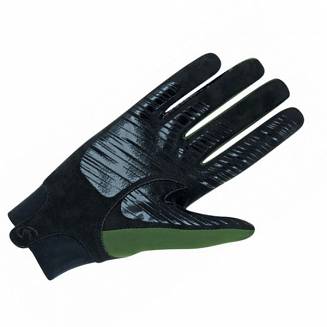 Spód rękawiczek został wykonany z materiału ECO.SENSE®, który jest miękkim materiałem syntetycznym składającym się w 92% poliestru (60% z recyklingu) i 8% elastanu.