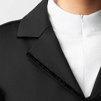 Rajtrok - frak jeździecki damski HORZE Ada, czarny / 4S7KK - 5