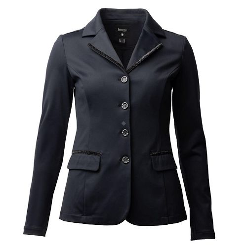Women´s Show jacket with Glimmer HORZE Ada, black / 4S7KK