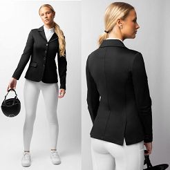 Women´s Show jacket with Glimmer HORZE Ada, black / 4S7KK