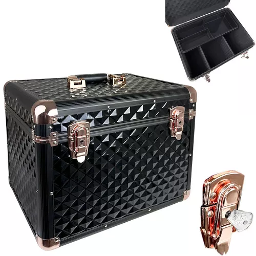 Horse Grooming Equipment Box Y Elegance Black-Rose Gold / 254003